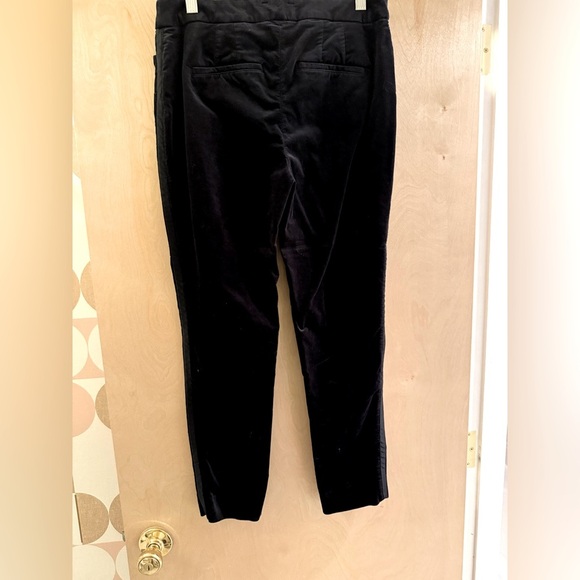 White House Black Market Velvet Tuxedo Pants - Picture 6 of 8